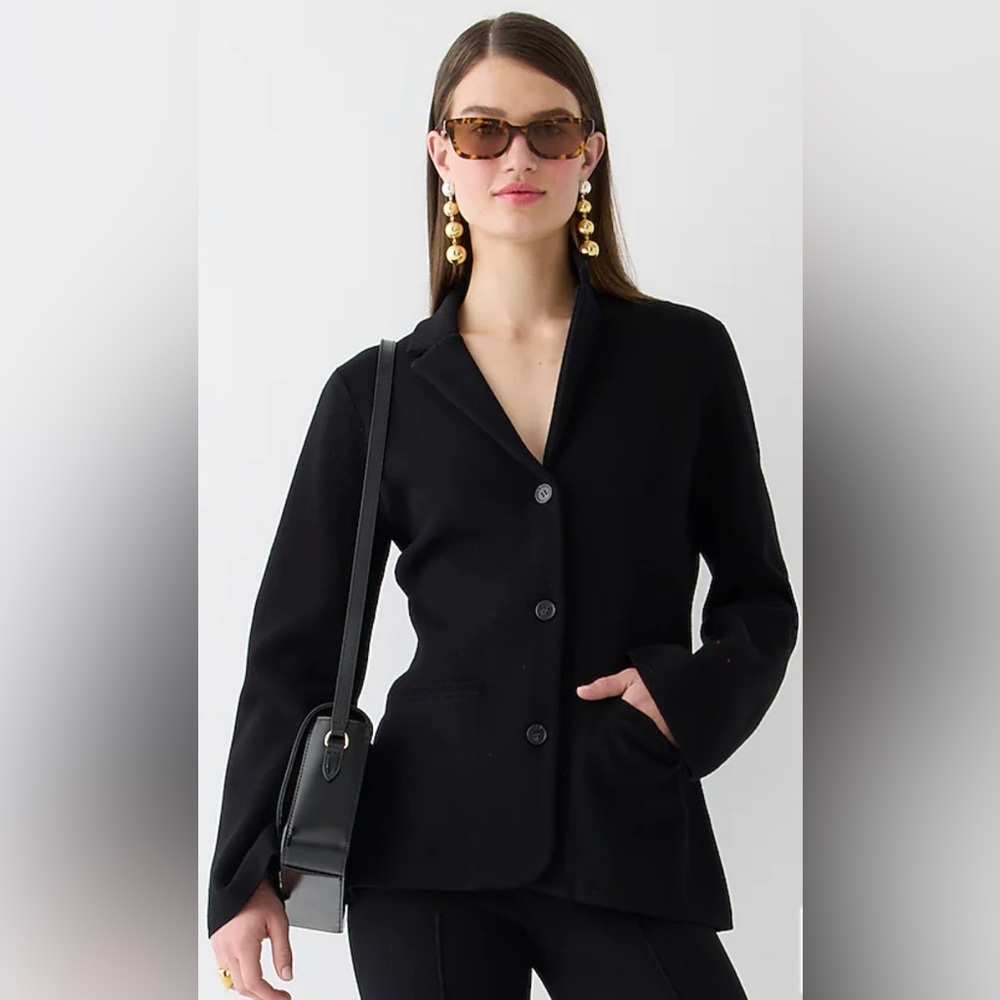 🐝NWT🐝 JCrew Waisted sweater-blazer with stretch